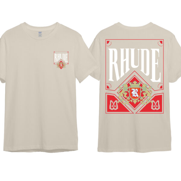 Summer Vintage Rhude Mens Poker T-Shirt